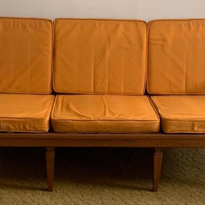 Baumritter 3 cushion sofa--reversible cushhions