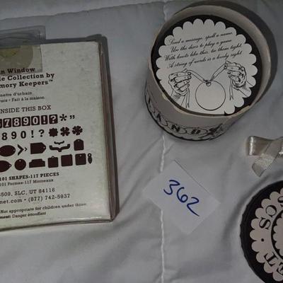 lot of 2 alphabets cuts for arts and crafts