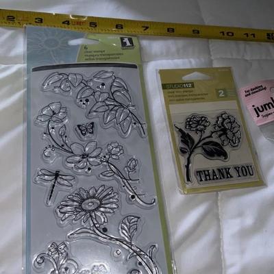 lot of clear stams and stamper