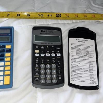 lot of 2 calculators