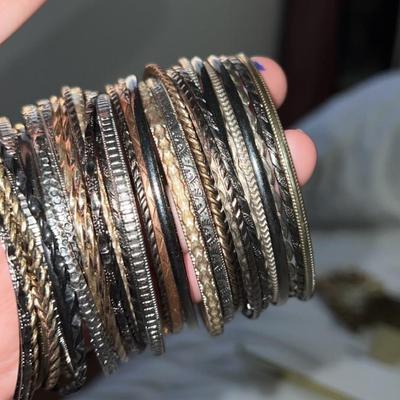 lot of bracelets