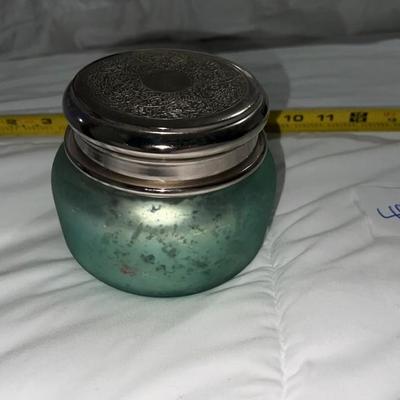beautiful green trinket container