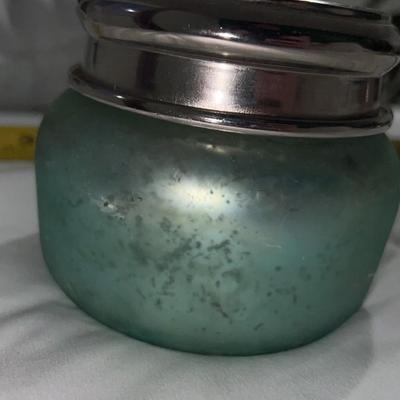beautiful green trinket container