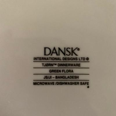 Dansk "Green Flora" china set -- 31 pcs