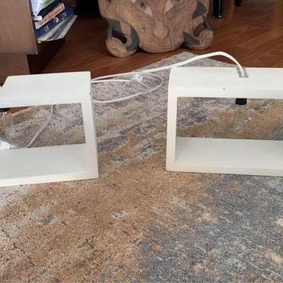 adjustable nightstand pair of lamps.