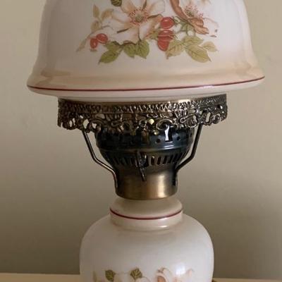 Electrified GWTW style lamp