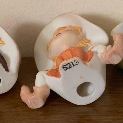Set of 3 HomeCo Pixie Porcelain Figurines