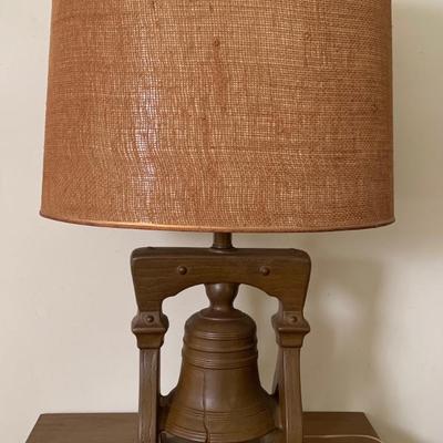 Vintage Liberty Bell Lamp