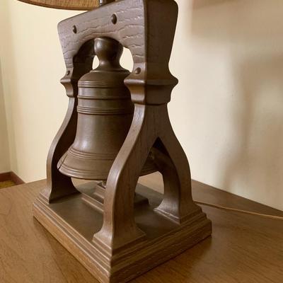 Vintage Liberty Bell Lamp