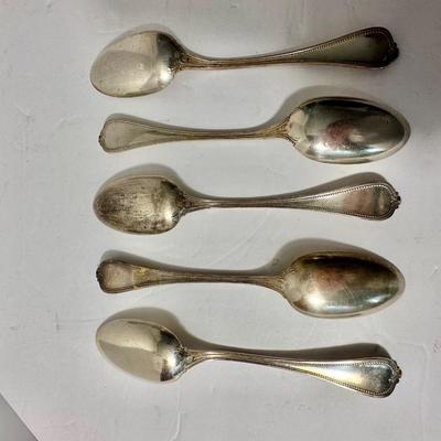 Antique Monogram Sterling Silver Spoon Lot