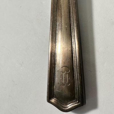 Antique Sterling Silver Monogram Carving Set