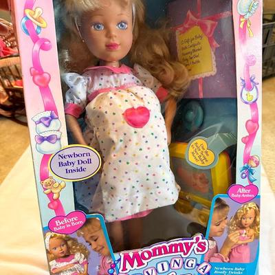Tyco 1992 Mommy Having a Baby Doll
