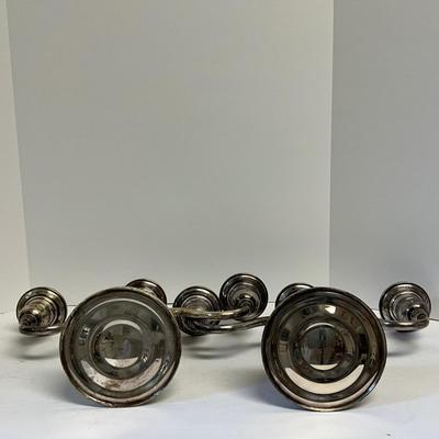 Pair of Sterling Silver Triple Candelabra International Prelude