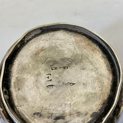 Monogramed Antique Silver Cup