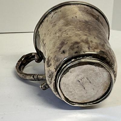 Monogramed Antique Silver Cup