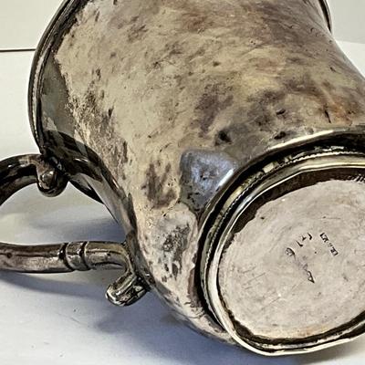 Monogramed Antique Silver Cup