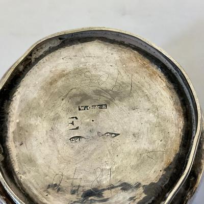 Monogramed Antique Silver Cup