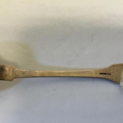 Antique Charleston Silversmith J Mood Rice Spoon