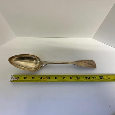 Antique Charleston Silversmith J Mood Rice Spoon