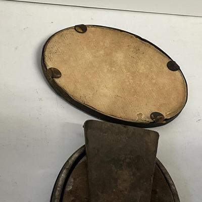 Antique Collectible Dresser Dish, Frame Lot