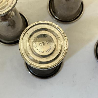 4 pc sterling silver Towle Cordial Cup Lot