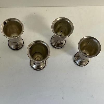 4 pc sterling silver Towle Cordial Cup Lot