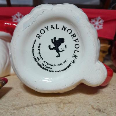 Christmas Jell-O Molds, Kitchen Christmas Items, a Christmas lined basket and more