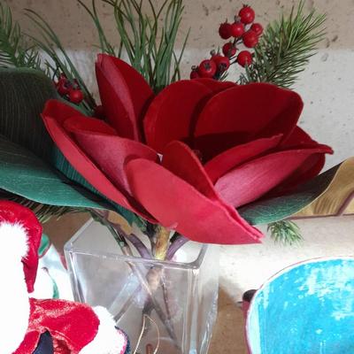 Lots of Christmas Decorations, ornaments, handmade Christmas light ball, Ornaments, and more