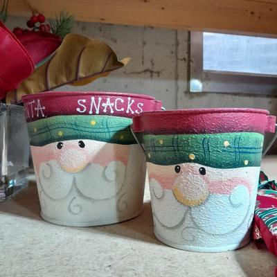Lots of Christmas Decorations, ornaments, handmade Christmas light ball, Ornaments, and more