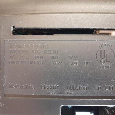Very nice Panasonic portable Stereo clock radio with several different music choices on Compact Disk CD'S
