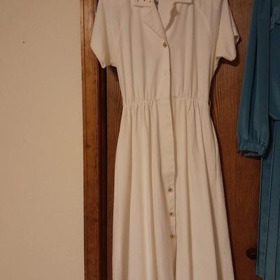 Three vintage Women's Dresses 13/14 American Shirt Dress, Around Town, For the Mood Size 12 / 14