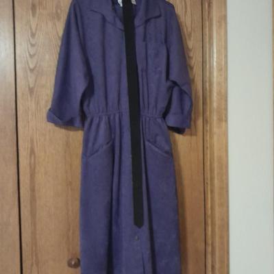 Three Vintage Women's Dresses EJM, Walden Classic, and the shirt Dress sizes. 12 & 14