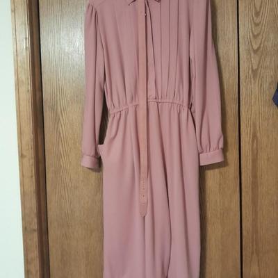 Three Vintage Women's Dresses EJM, Walden Classic, and the shirt Dress sizes. 12 & 14