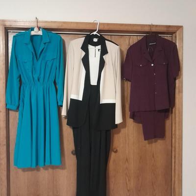 Dress, Pant Suit, and two-piece shirt / pant set 12T & 14