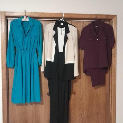 Dress, Pant Suit, and two-piece shirt / pant set 12T & 14