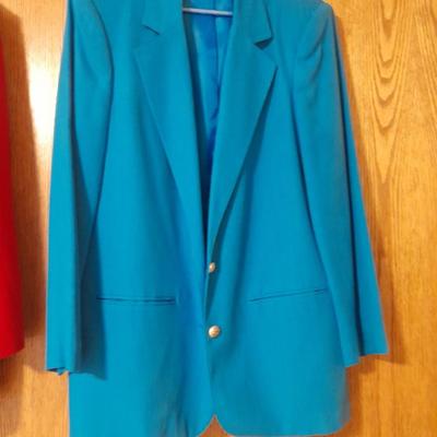 Three Sag Harbor colorful and fun Blazer Jackets, size 14 & 16,