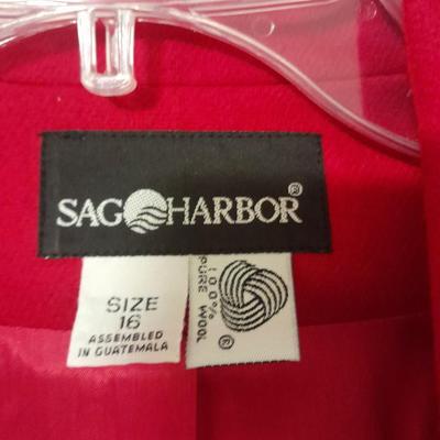 Three Sag Harbor colorful and fun Blazer Jackets, size 14 & 16,