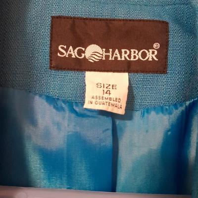 Three Sag Harbor colorful and fun Blazer Jackets, size 14 & 16,
