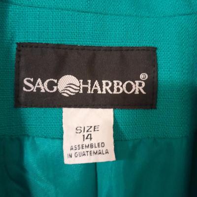 Three Sag Harbor colorful and fun Blazer Jackets, size 14 & 16,