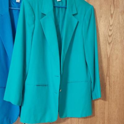 Three Sag Harbor colorful and fun Blazer Jackets, size 14 & 16,