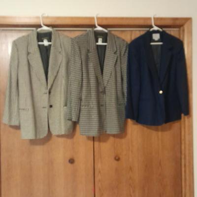 Three suit coats / Blazers size 16 & 14 Classic Collection and Requirements