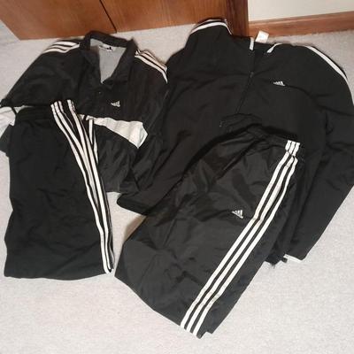 Two Adidas Jogging suits Pant / Jacket sets Size XL