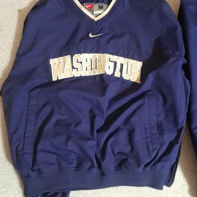 Two Nike Washington State Jogging suits, Pant / Jacket sets Size Medium and XL