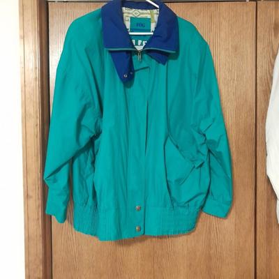 Two Women's Jackets London Fog Large, and USA Jacket size L