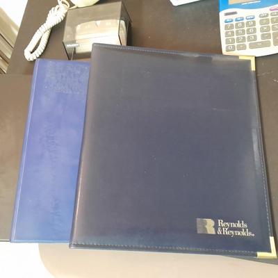 Office supplies, Vintage adjustable light, bulletin boards, Telephones, 3 ring binders, and more