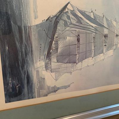 1976 New York Harbor Sailing Ships Kipp Goldwedel