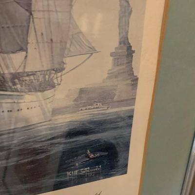 1976 New York Harbor Sailing Ships Kipp Goldwedel