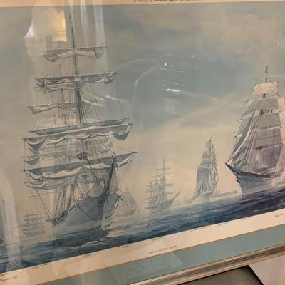 1976 New York Harbor Sailing Ships Kipp Goldwedel