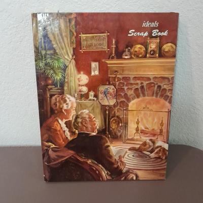 Two religious' books, Leaves of Gold tie bound book and Ideals Scrap book