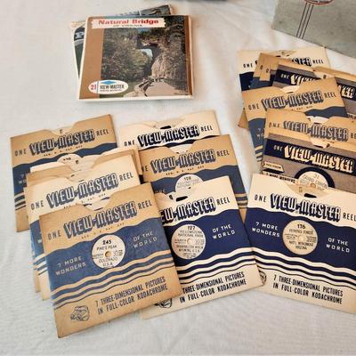 Lot #161  Lot of Vintage Viewmaster viewers and Reels